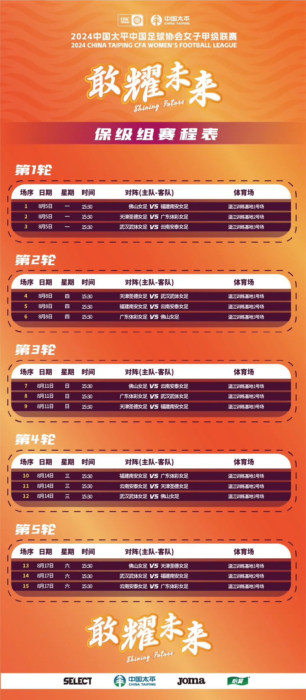关于国家女足教练组发布备战国内外赛事计划的信息